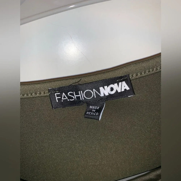 "Not Your Type" Olive Bodysuit M‎ - Picture 7 of 7